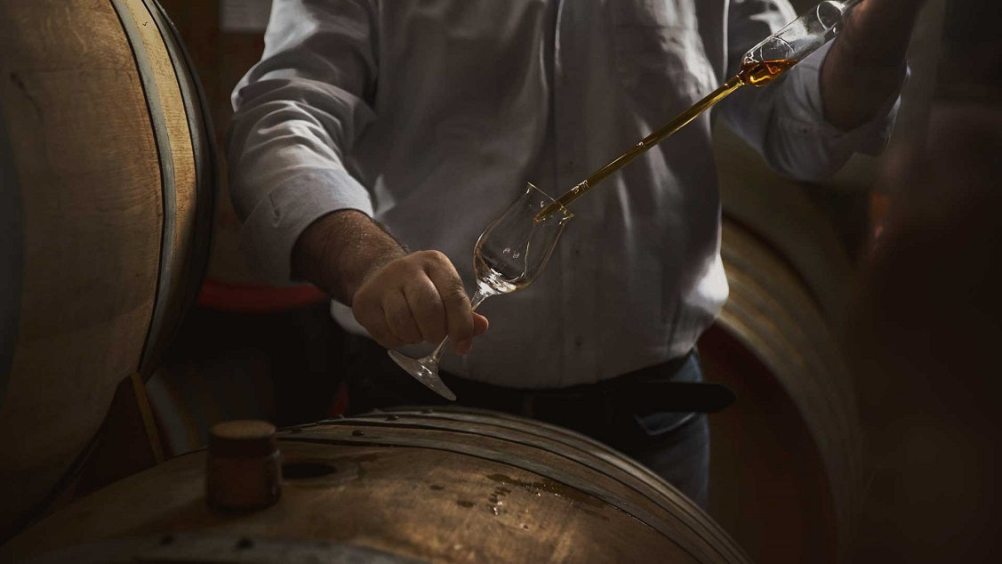 Whisky tasting from barrel