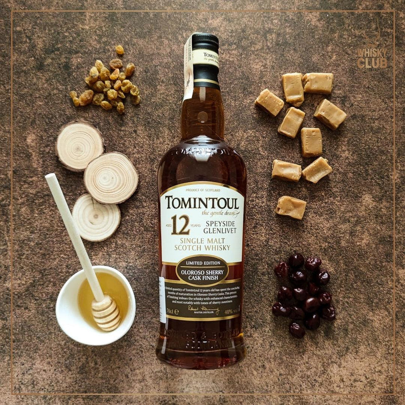 Tomintoul Aged 12 Years Oloroso Sherry Cask Finish - WhiskyClub